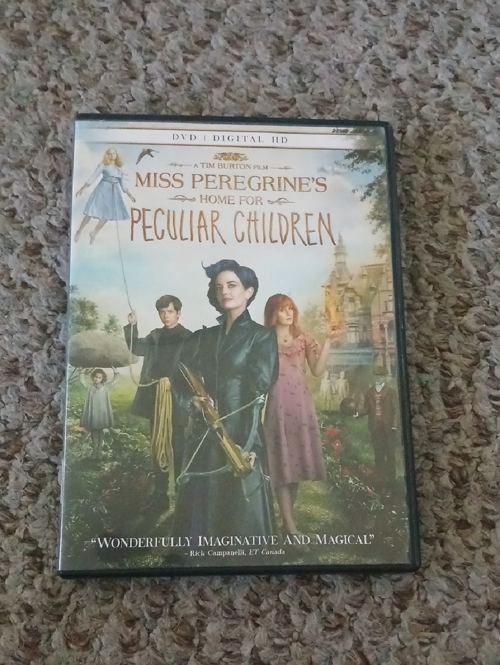 Miss Peregrine's Home for Peculiar Children DVD - Black Case